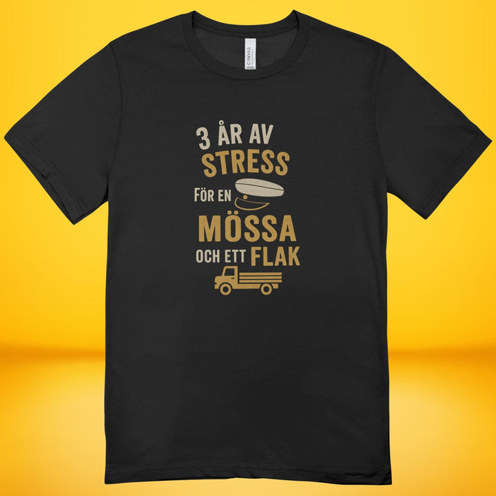 3 år av stress för en mössa & ett flak – Premium T-shirt 🎉🚛 Gravyr Store