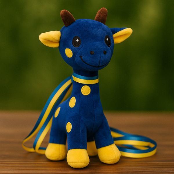 Giraffen Gloria – Studentpresenten som sträcker sig lite längre 🎓💙💛 - Gravyr Store