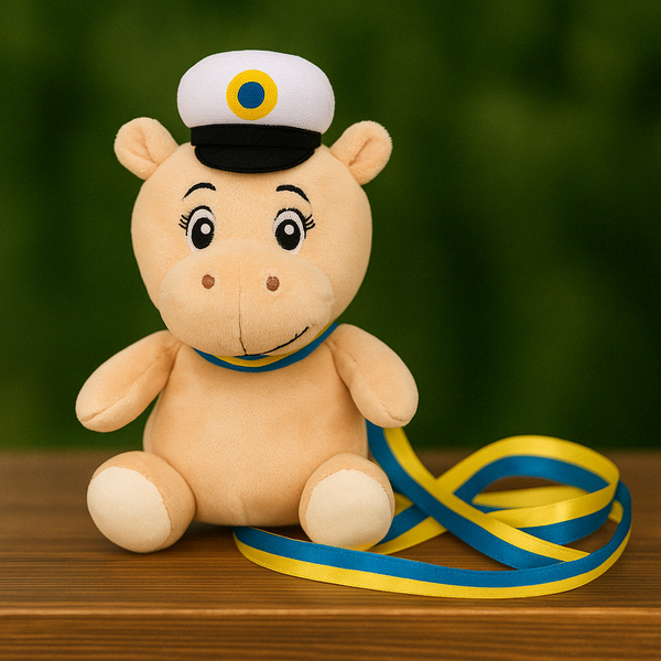 Hippa Flodhästen – Studentens mjukaste 15 cm-kompis 🎓💛 - Gravyr Store